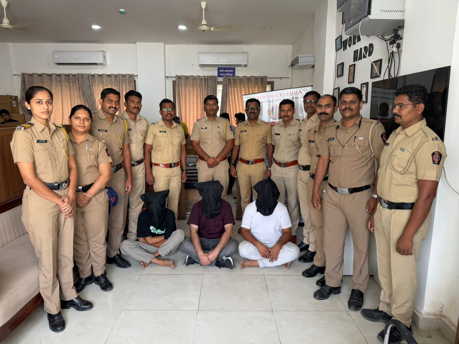 सायबर फसवणूक प्रकरणी तिघांना अटक, बँकॉक - म्यानमार कनेक्शन उघड; पिंपरी चिंचवड पोलिसांची मोठी कामगिरी