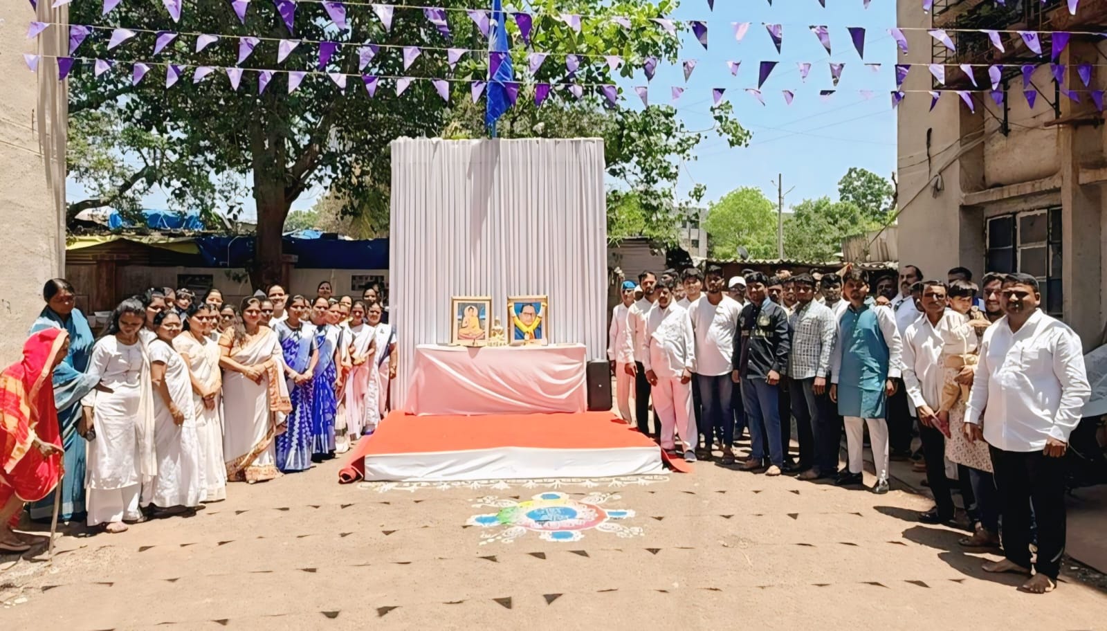 भारतरत्न डॉ. बाबासाहेब आंबेडकर यांना अभिवादन; निगडी येथे जयंती उत्सव उत्साहात साजरा
