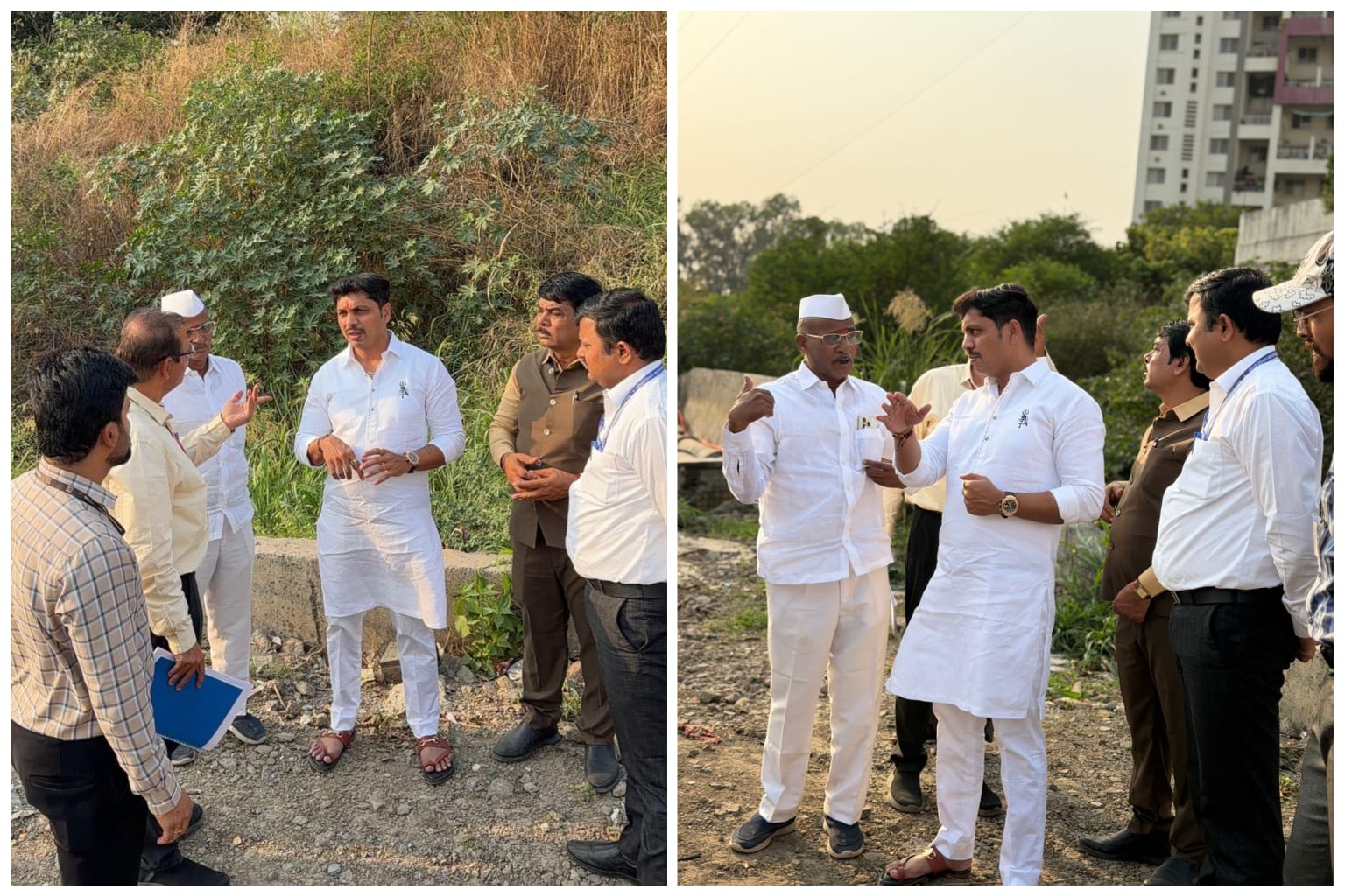 नाल्यांद्वारे नदीत सांडपाणी सोडणाऱ्यांवर तात्काळ व कडक कारवाई करा - महापौर रवि लांडगे