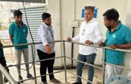 चिखली येथील सांडपाणी प्रक्रिया प्रकल्पाची स्थायी समिती सभापती अभिषेक बारणे यांच्याकडून पाहणी