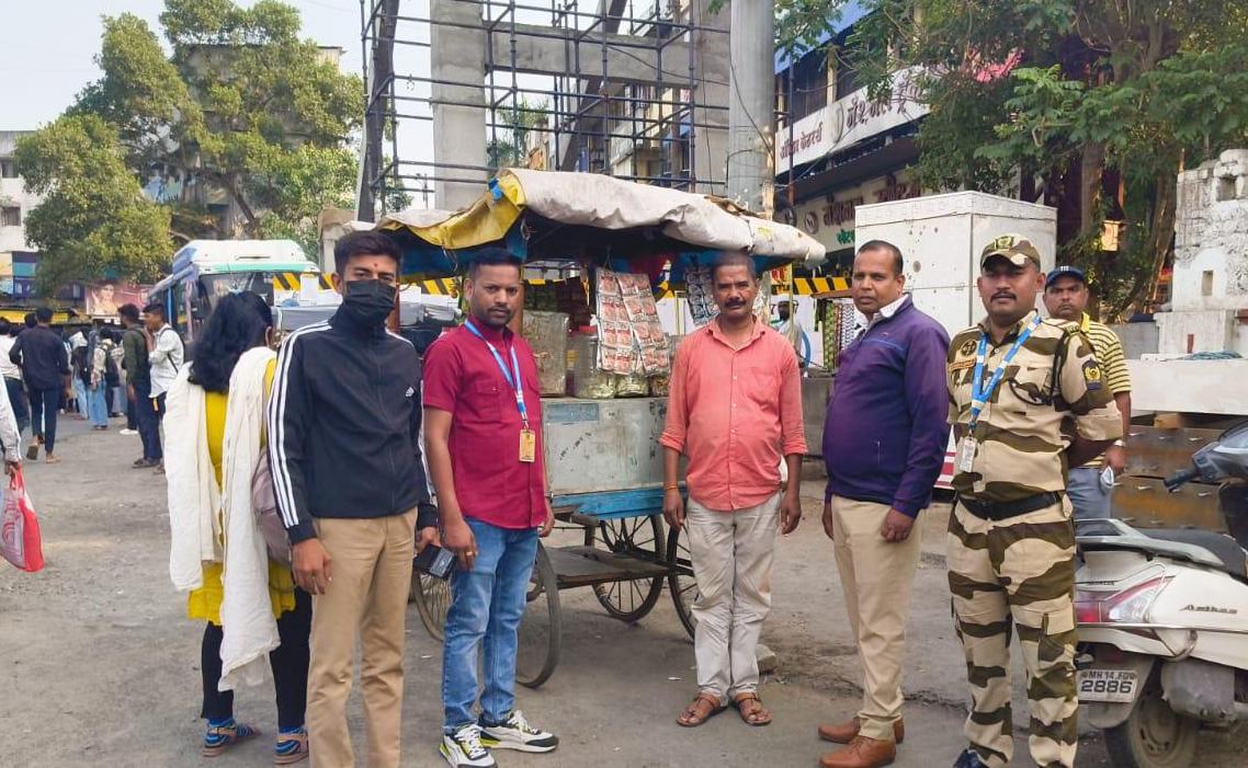 चिखली-कुदळवाडी परिसरात महापालिकेची प्लास्टिक विरोधी कारवाई