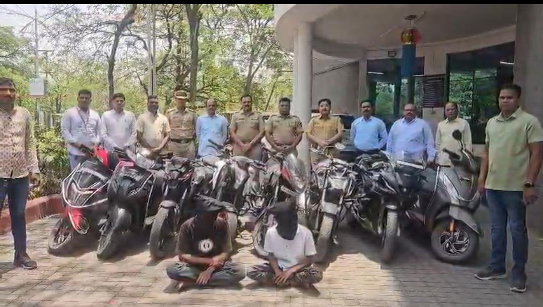मौजमजेसाठी दुचाकी चोरणारे सराईत जेरबंद; हिंजवडी पोलिसांची कारवाई