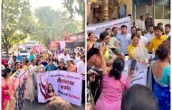 ​'नारी शक्ती वंदन विधेयका'ला विरोध करणाऱ्या काँग्रेस विरोधात पिंपरी-चिंचवडमध्ये महिलांचा 'आक्रोश मोर्चा'; राहुल गांधींच्या प्रतिमेला जोडे मारून केला निषेध