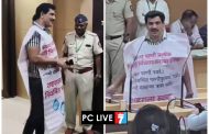 दूषित व अपुरा पाणीपुरवठा आणि गोठा करावरून राष्ट्रवादीचे नगरसेवक विकास साने आक्रमक; निषेध बॅनरसह सभागृहात प्रवेश