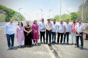 रक्षक चौक उड्डाणपुलाचे काम अंतिम टप्प्यात..!