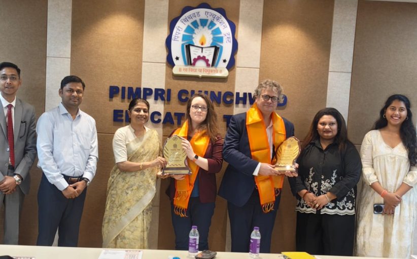 यूके मधील ॲबरिस्टविथ विद्यापीठ आणि पीसीईटी शिष्टमंडळाची बैठक संपन्न