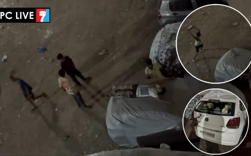 पिंपळेगुरवमध्ये टोळक्याचा धिंगाणा; चारचाकी वाहनांची तोडफोड करून परिसरात दहशत