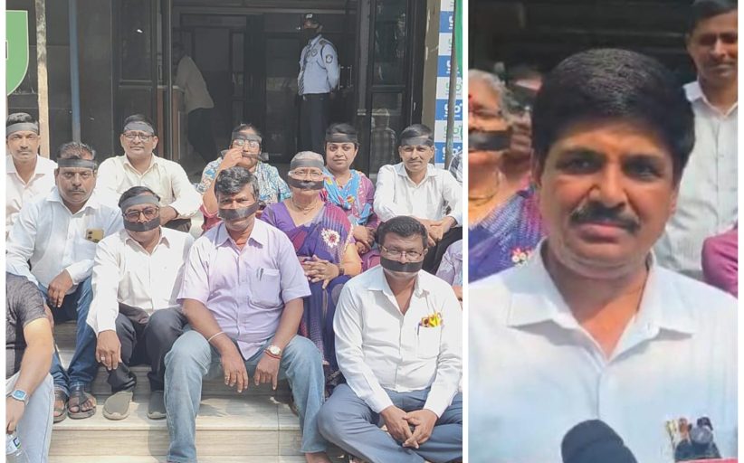 लोकमान्य हॉस्पिटलच्या कर्मचाऱ्यांचे तीव्र आंदोलन; कामगारनेते यशवंत भोसले यांचा हॉस्पिटलला सोमवार पर्यंतचा अल्टिमेटम