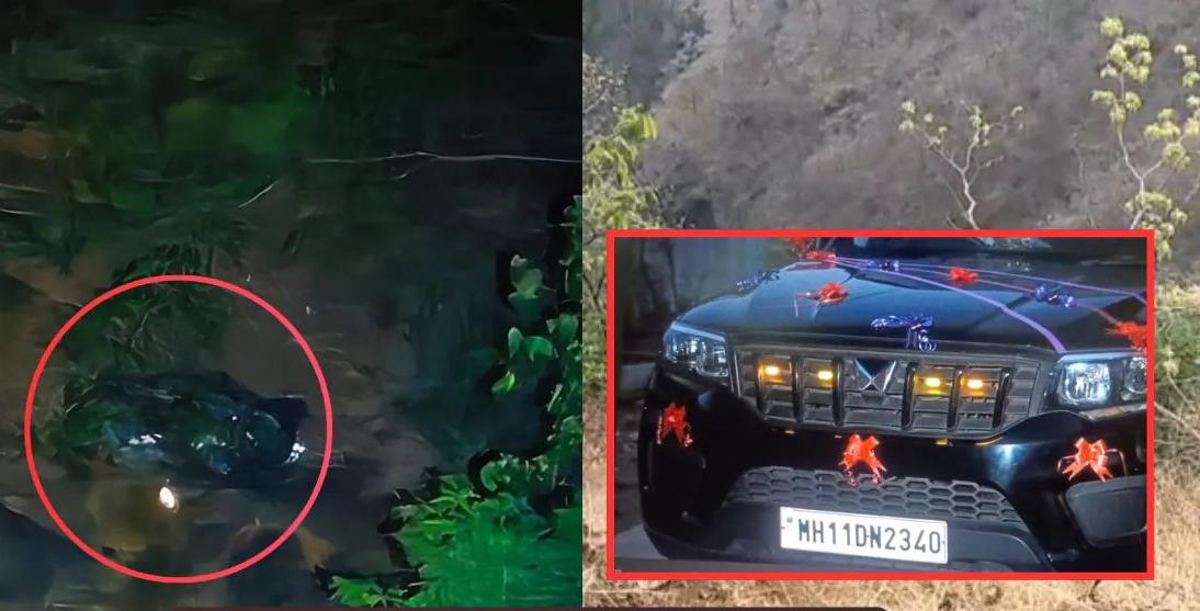 आंबेनळी घाटात भीषण अपघात, स्कॉर्पिओ दरीत कोसळली, आठ जणांचा मृत्यू