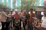 मोशीमध्ये इंधन दरवाढी विरोधात युवक काँग्रेसचे आंदोलन