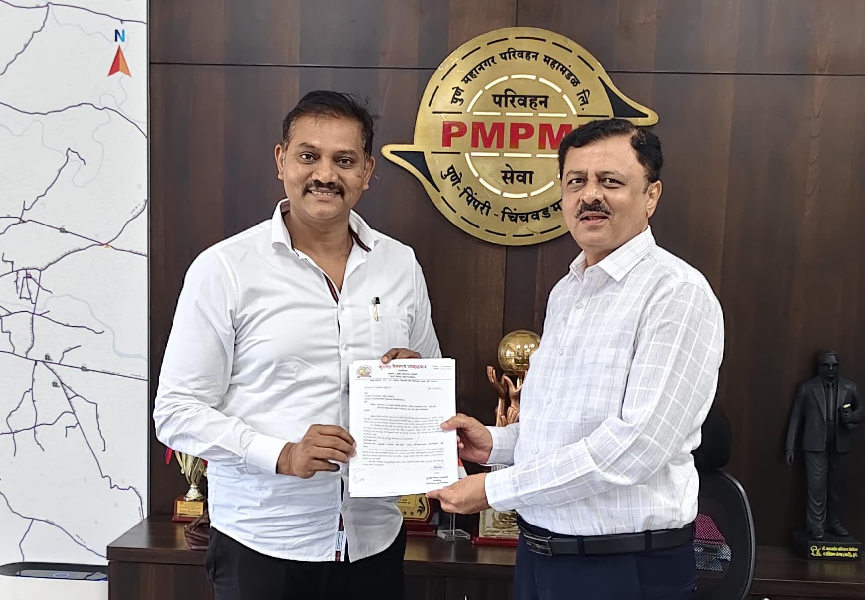 वाकड-ताथवडे-पुनावळे परिसरातून खराडी आयटी पार्क आणि स्वारगेटपर्यंत थेट PMPML बससेवा सुरू करा; नगरसेवक कुणाल वाव्हळकर यांची मागणी