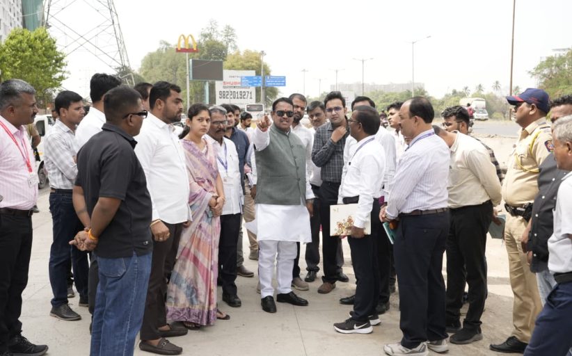 सेवा रस्त्याचे निकृष्ट काम तत्काळ तोडा; खासदार श्रीरंग बारणे यांचे एनएचआयच्या अधिकाऱ्यांना निर्देश
