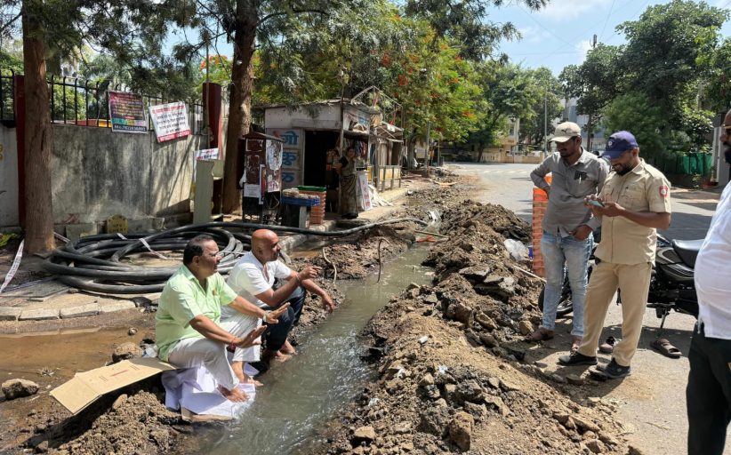 यमुनानगरमध्ये पाणीपुरवठा व विद्युत वितरण विभागाचा भोंगळ कारभार; लाखो लिटर पाण्याची नासाडी