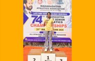 समृद्धी भोईरची सुवर्ण झेप; महाराष्ट्र राज्य सीनियर ॲथलेटिक्स स्पर्धेत चमकदार कामगिरी