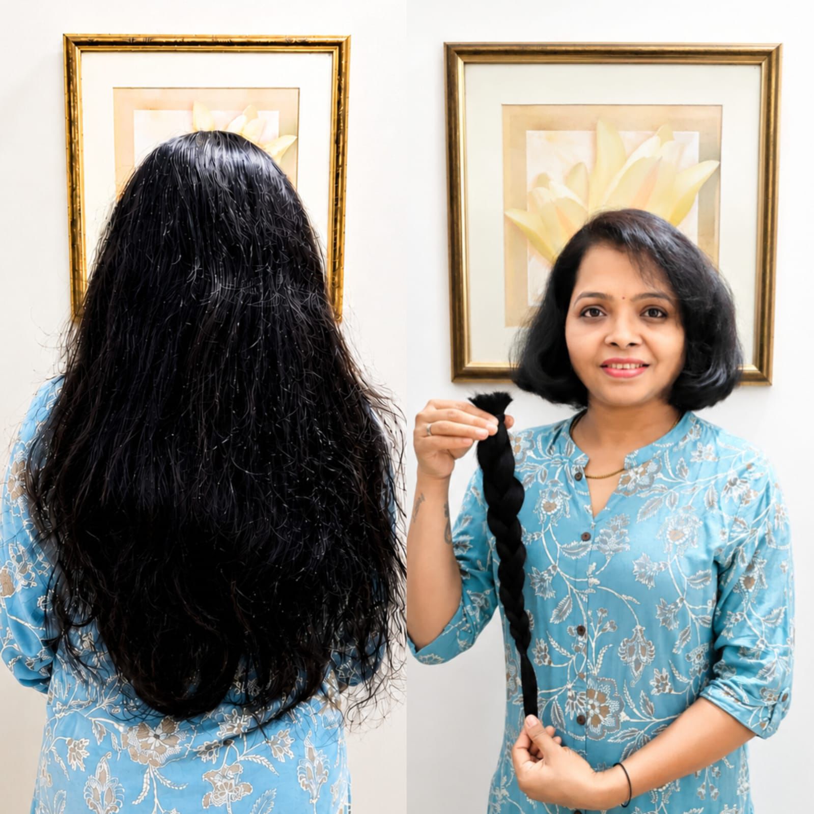 सलग दुसऱ्यांदा केसदान; निशा अनिकेत प्रभु यांचा कॅन्सरग्रस्तांसाठी प्रेरणादायी उपक्रम