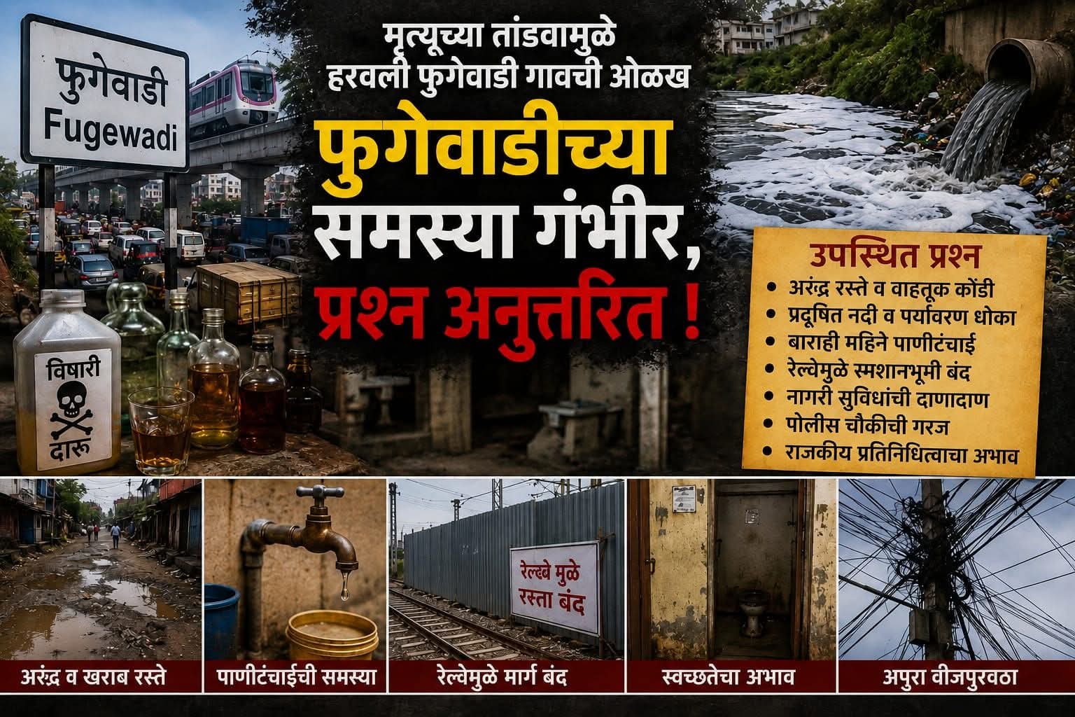 मृत्यूंचे तांडव आणि फुगेवाडीची वेदना; ‘दारूकांड’पलीकडचे वास्तव..!