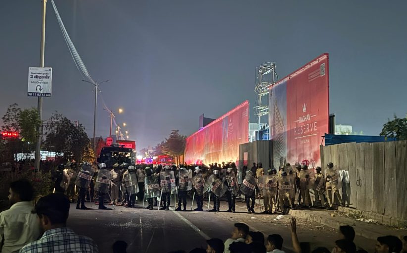 चिखली-कुदळवाडीत पहाटे अतिक्रमण कारवाई; पाच धार्मिक स्थळे पाडल्याचा आरोप