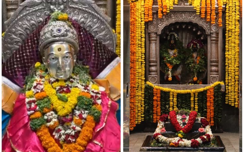 कमला एकादशी निमित्त आळंदीतील श्री संत ज्ञानेश्वर महाराज संजीवन समाधी मंदिरात आकर्षक पुष्पसजावट
