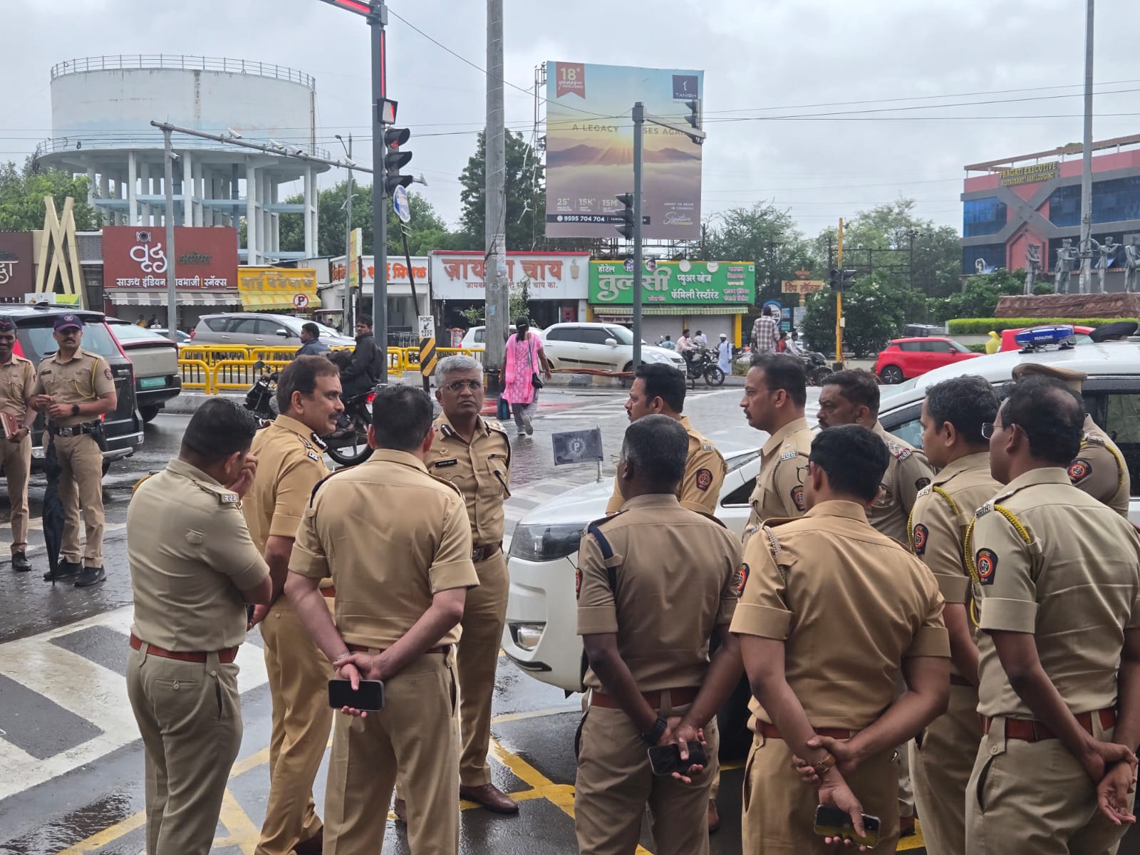 पालखी सोहळ्याच्या पार्श्वभूमीवर पिंपरी-चिंचवड पोलिसांची जय्यत तयारी; आयुक्तांनी केली आळंदी मार्गाची पाहणी