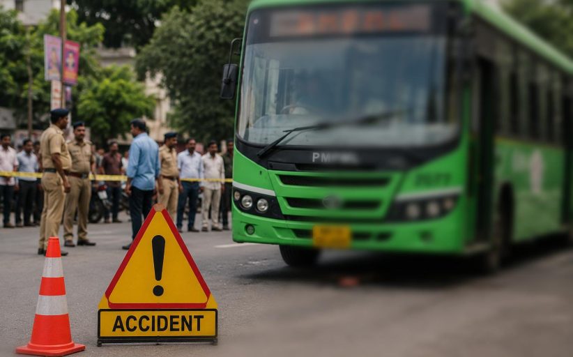 पुनावळे येथे PMPML बसच्या धडकेत ६ वर्षीय चिमुकलीचा दुर्दैवी मृत्यू