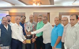 औद्योगिक क्रीडा संघटनेची सर्वसाधारण सभा व वार्षिक पारितोषिक वितरण समारंभ उत्साहात संपन्न