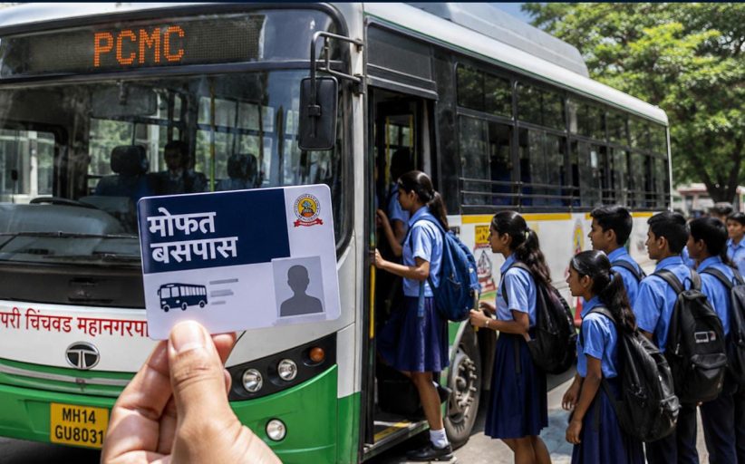 पिंपरी-चिंचवड महापालिकेकडून ५ वी ते १० वीच्या विद्यार्थ्यांसाठी शैक्षणिक वर्षात मोफत बसपास योजना..!