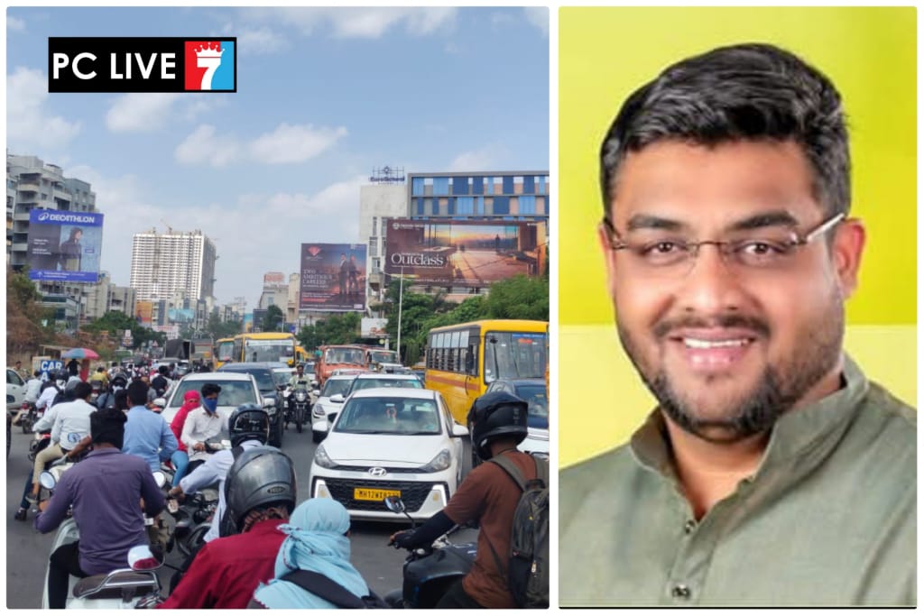 वाकडमधील कस्तुरी चौक आणि विनोदे चौक येथील वाहतूक कोंडीने नागरिक हैराण..!