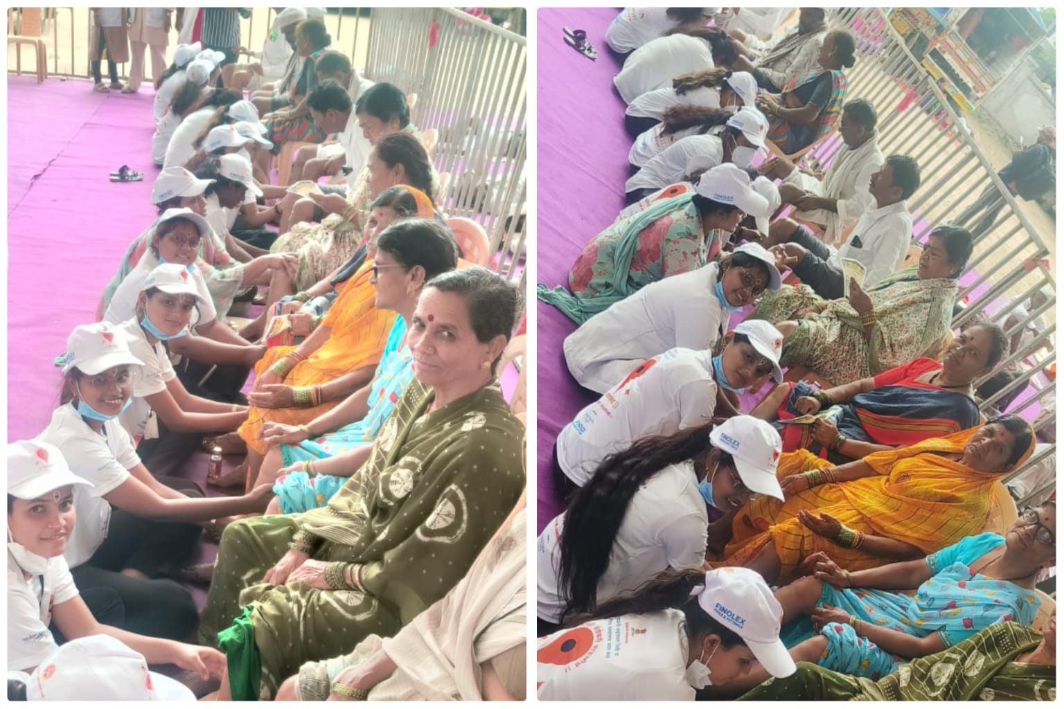 आषाढी वारीतील 'चरणसेवा' उपक्रमास उत्स्फूर्त प्रतिसाद; सेवा,समर्पण आणि भक्तीचा अनोखा संगम