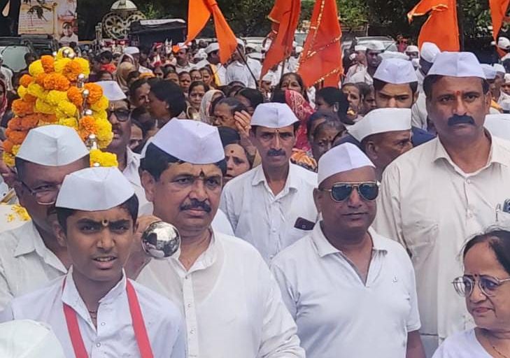 आषाढी एकादशी निमित्त राष्ट्रीय श्रमिक आघाडीची भव्य दिंडी उत्साहात संपन्न; हजारो वारकरी श्रमिकांचा उत्स्फूर्त सहभाग