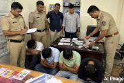 बिजलीनगर येथे मटका जुगार अड्ड्यावर पोलिसांचा छापा; चौंघांविरोधात गुन्हा दाखल
