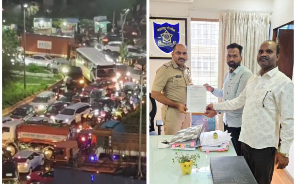 कुदळवाडी ते घरकुल स्पाईन रोडवरील वाहतूक कोंडीबाबत थेट उपमुख्यमंत्र्यांकडे तक्रार