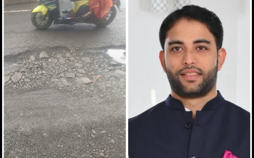 पिंपरी-चिंचवड शहरातील रस्त्यांची दुर्दशा, खड्डे युद्धपातळीवर बुजवा; शिवसेना गटनेते विश्वजीत बारणे यांची आयुक्तांकडे मागणी