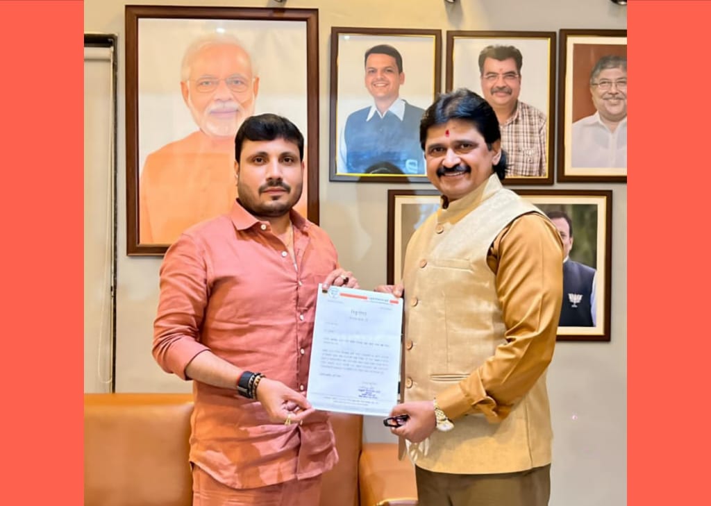 राजू दुर्गे यांची पिंपरी-चिंचवड शहर भाजपच्या मुख्य प्रवक्तेपदी नियुक्ती