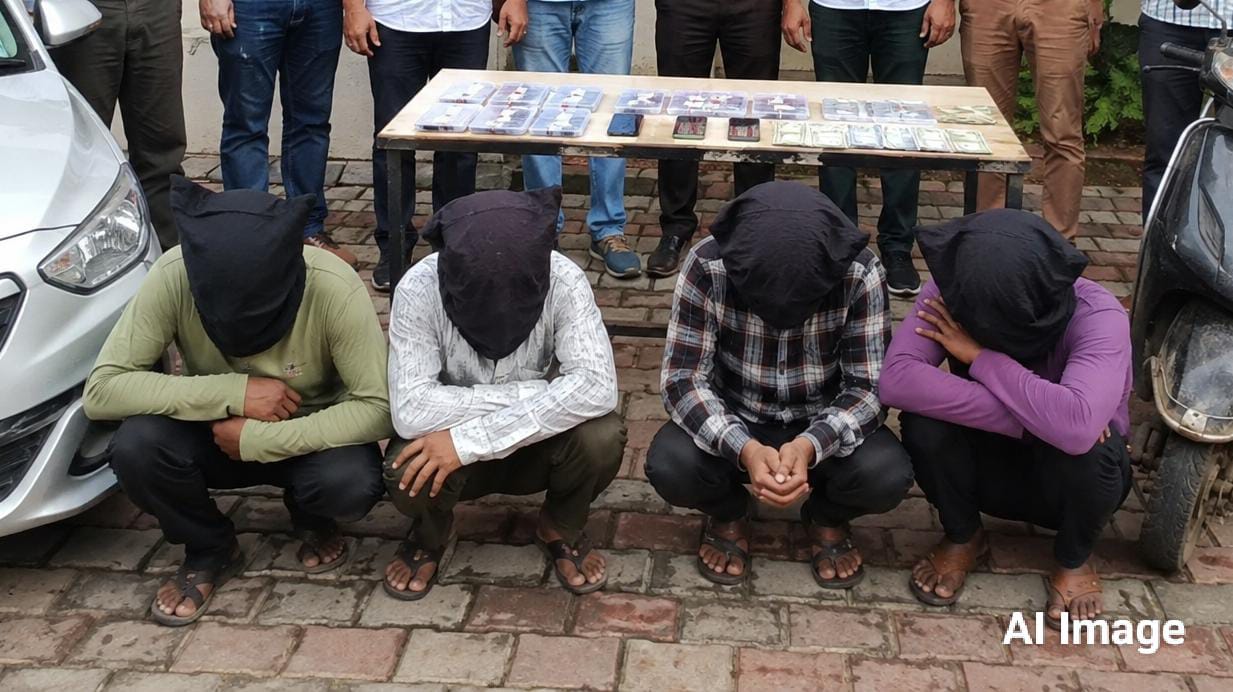 चिखलीत एमडी ड्रग्जच्या तस्करीचा पर्दाफाश; चौघांना अटक, ७ लाख ३८ हजारांचा मुद्देमाल जप्त