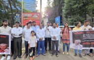 वंदे मातरम् गीताच्या अवमानाविरोधात भाजपा युवा मोर्चाचे पिंपरीत निषेध आंदोलन