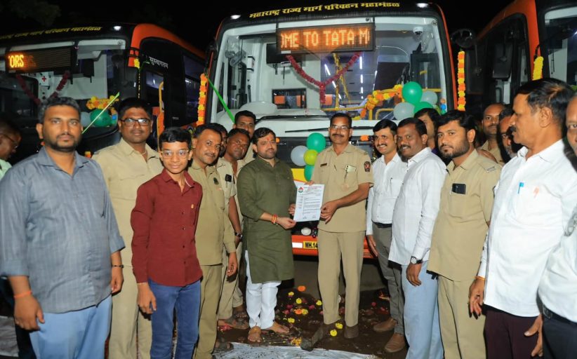 मावळच्या एसटी सेवेला ‘जिजाऊ’ची साथ; पाच नव्या स्मार्ट बसेसचे लोकार्पण..!