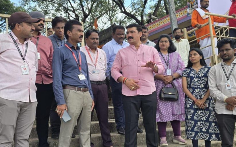 गणेशोत्सवाच्या पार्श्वभूमीवर विसर्जन घाटांची पाहणी; आवश्यक कामे तातडीने पूर्ण करण्याच्या नाना काटे यांच्या सूचना