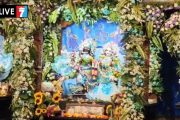 पिंपरी-चिंचवडमध्ये श्रीकृष्ण जन्मोत्सवाचा जल्लोष; रावेत येथील मंदिरात भाविकांची अलोट गर्दी