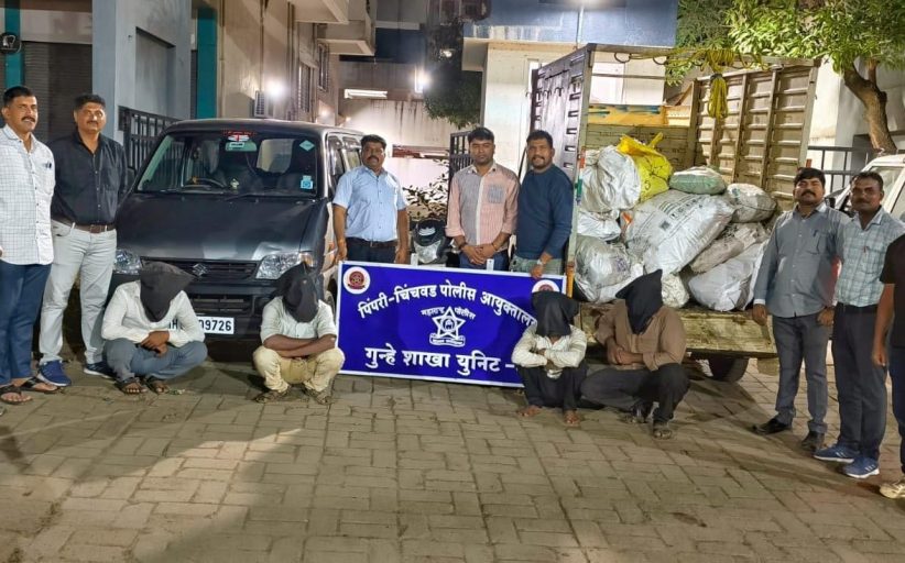 विद्युत डीपी चोरी करणाऱ्या टोळीचा पर्दाफाश; चार जणांना अटक, १६ लाख ३५ हजारांचा मुद्देमाल जप्त