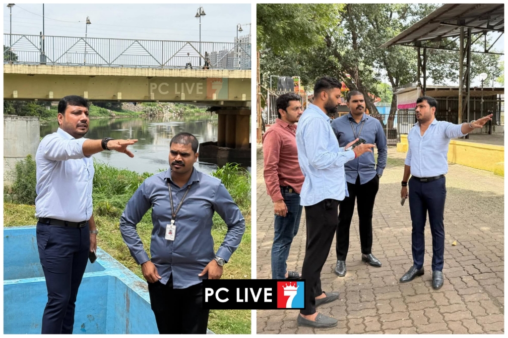 गणेशोत्सवाच्या पार्श्वभूमीवर पिंपळे सौदागर विसर्जन घाटाची शत्रुघ्न काटे यांच्याकडून पाहणी