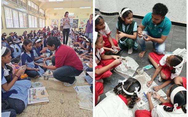 विद्यार्थ्यांच्या हातून साकारला पर्यावरणपूरक बाप्पा; शाडू मातीच्या बाप्पातून हरित गणेशोत्सवाचा संदेश