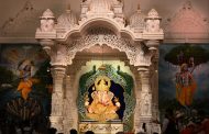वृंदावनच्या प्रेम मंदिराच्या प्रतिकृतीत ‘श्रीमंत दगडूशेठ’ गणपती बाप्पा विराजमान