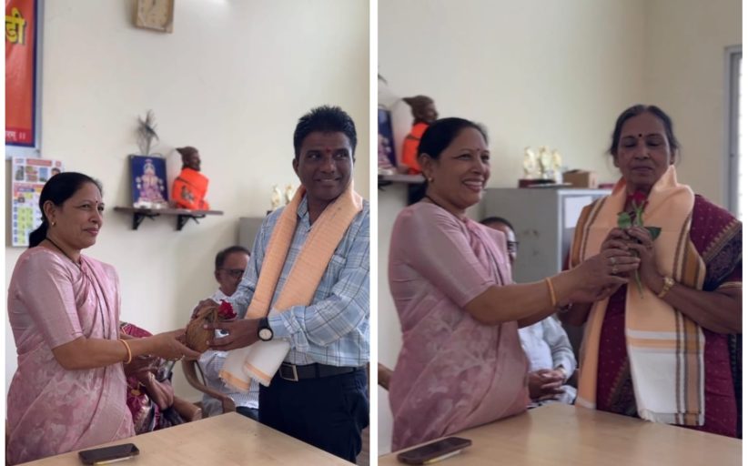 ब्रह्मदत्त विद्यालयातील दिव्यांग विद्यार्थ्यांना शिक्षण देणाऱ्या शिक्षकांचा उपमहापौरांच्या हस्ते सत्कार