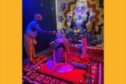 वास्तुउद्योग कॉलनी येथील नवनिर्माण विकास मंडळात पार्थिव शिवलिंगाची स्थापना; भस्म आरती पाहण्यासाठी नागरिकांची मोठी गर्दी