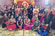 पिंपरीतील यशादा फ्लोरेंझा सोसायटीत ‘खेळ पैठणीचा’ जल्लोष