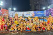 भक्तीला पर्यावरण संवर्धनाची साथ; वाकडमधील इको-फ्रेंडली गणेश विसर्जन घाटावर ७ हजार गणेशमूर्तींचे पर्यावरणपूरक विसर्जन