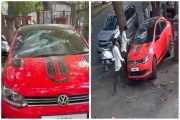 संभाजीनगर येथे कोयत्याने कार फोडली, नागरिकांना जीवे मारण्याची धमकी; पाच जणांविरोधात गुन्हा दाखल