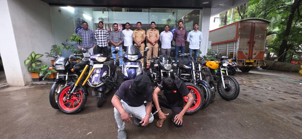 दुचाकी चोरून भंगारात स्पेअर पार्ट विकणारी टोळी गजाआड; पाच दुचाकींसह २ लाख ६५ हजारांचा मुद्देमाल जप्त