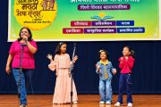 अभिजात मराठी भाषा सप्ताह अंतर्गत आयोजित  बालगीतांच्या मैफलीस विद्यार्थ्यांचा भरभरुन प्रतिसाद
