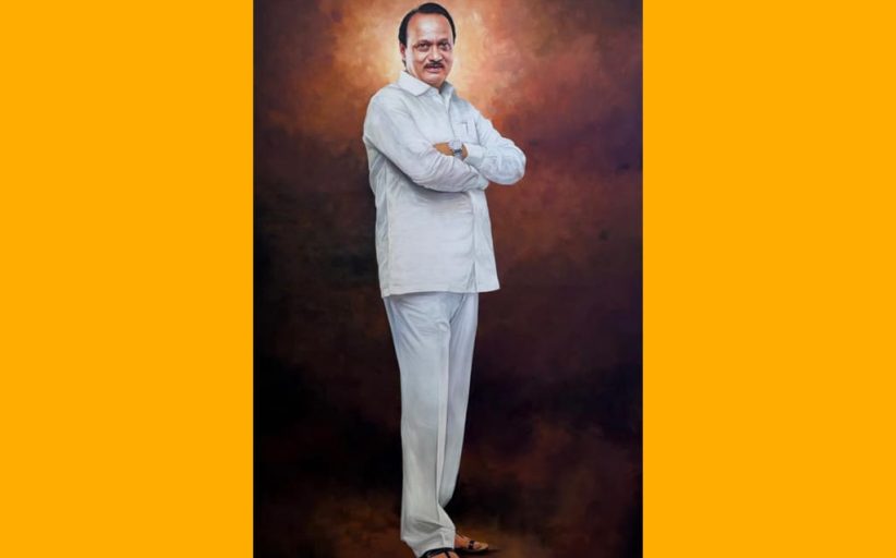 महापालिका मुख्यालयात दिवंगत अजित पवार यांचे तैलचित्र..!